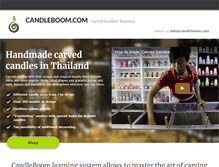 Tablet Screenshot of candleboom.com